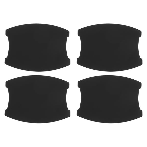 Unique Bargains Car Door Handle Scratch Protector, 68x85mm Car Door Handle Protective Film Black, 4 Pcs