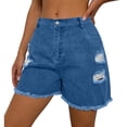 thumbnail image 2 of Enjoytime Women's Denim Shorts High Waisted Stretchy Trendy Jean Shorts Summer Casual Vintage Jorts, 2 of 6