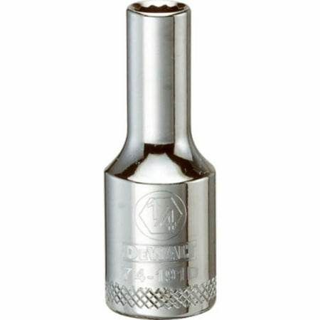 

New DeWalt DWMT74191OSP Polished Chrome Vanadium Deep Sockets 3/8 Drive 1/4