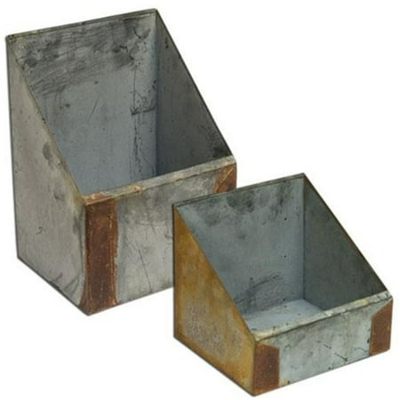 

2/Set Washed Galvanized Boxes