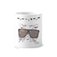 thumbnail image 1 of Animal print de leopardo sunglass cabeza del gato Taza de cepillo de dientes, 1 of 3