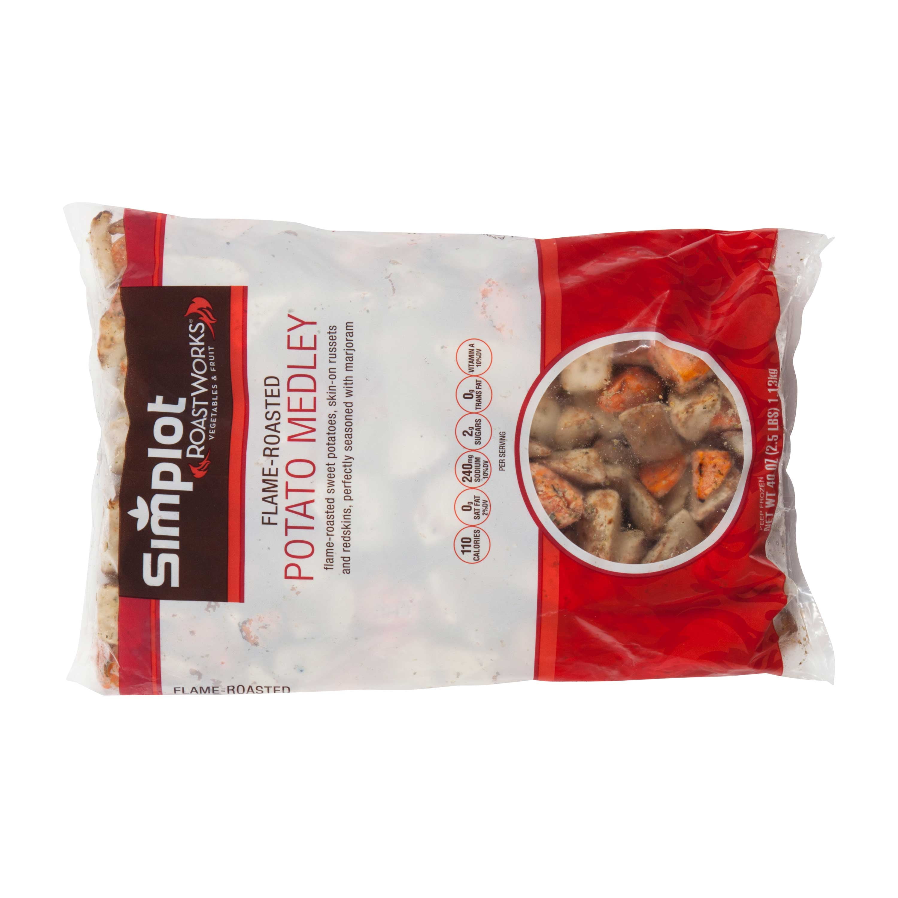 Simplot RoastWorks Marjoram Flame Roasted Potato Medley, 2.5 Pound 6
