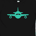 thumbnail image 4 of Inktastic Cute Teal Airplane Boys or Girls Baby T-Shirt, 4 of 5