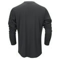 thumbnail image 3 of Men's Summer Cool Long Sleeve V Neck T Shirt - Strip Loose, Great Quality, Polyester, Sizes S - XXXL, 3 of 6