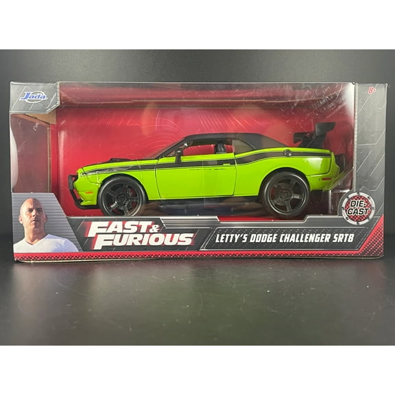 Jada Toys Fast and Furious 1/24 Scale Die Cast Dodge Challenger