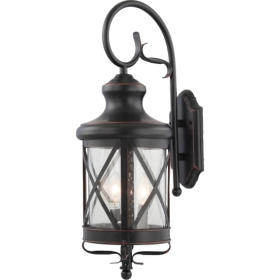 Volume Lighting  2-Light In/Out-door Black Copper Aluminum Wall Sconce