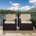 thumbnail image 6 of Crosley Furniture Palm Harbor 2Pc Wicker Outdoor Chair Set, 6 of 7