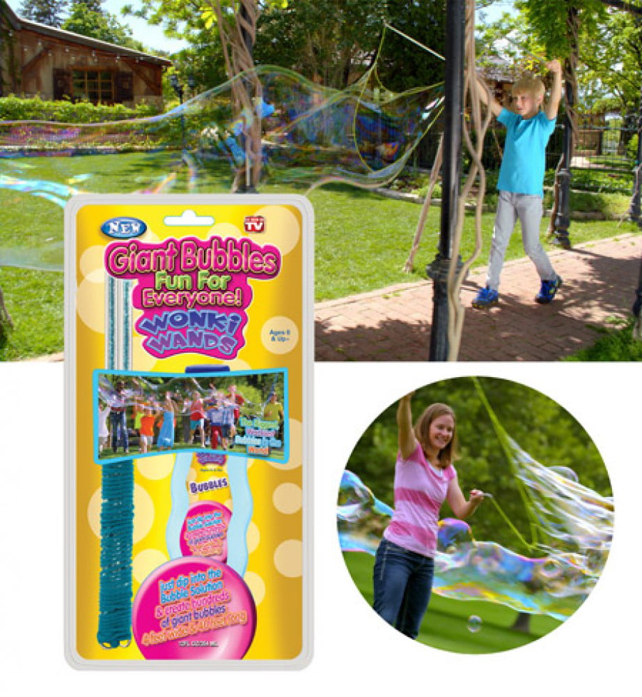Giant Bubble Kit for Kids & All Ages So Much Fun Wonki Wands 