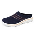 thumbnail image 5 of Unisex Mesh Mules Slip On Shoes Backless Sneakers Knit Flats Non-Slip Walking Shoes, 5 of 9