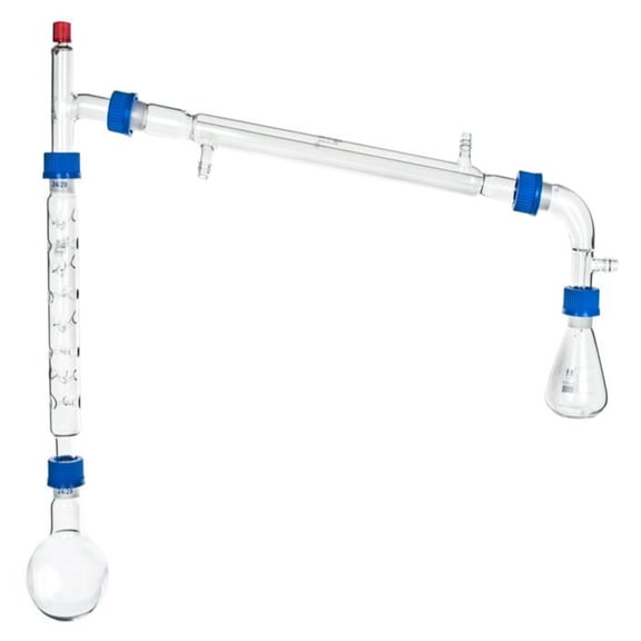 100ml Vacuum Fractional Distillation Kit - 24/29 Joints - 6 Pieces - Eisco Labs