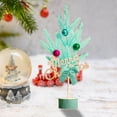 thumbnail image 4 of Under $5 Indoor Christmas Decoration Hwkond 45CM Mini Christmas Tree With Bell Decorations Desktop Display Children's Gifts Christmas Package Small Trees Christmas Decorations,Mint Green, 4 of 5