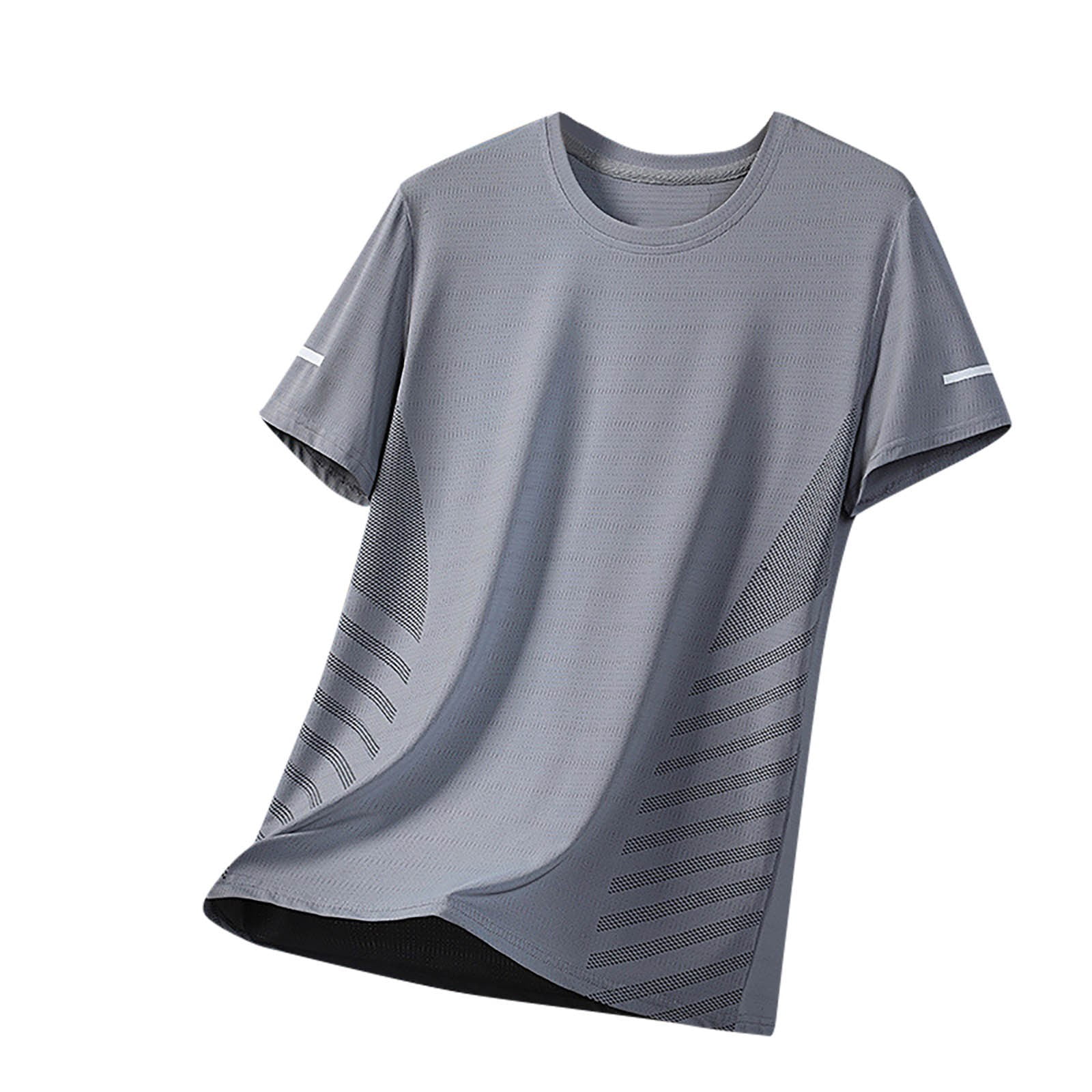 T-shirt à Col Rond Large Pour Homme Avec Texture - T-shirt D