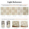 thumbnail image 5 of BERTHMEER 6'x9' Area Rugs for Living Room Bedroom Office Dining Room Farmhouse Geometric Modern Checkered Contemporary Non Slip Rugs Carpets,Beige, 5 of 5