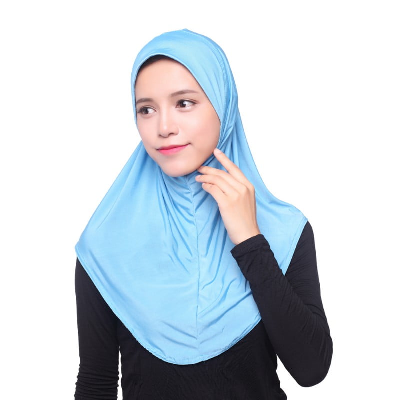 Muslim Silk Hijab Long Scarf Wrap Shawl Shayla Islamic Headwear Women Scarves 