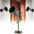thumbnail image 1 of Portalámparas de pared Zhivalor estilo industrial retro E27 dorado, 1 of 8