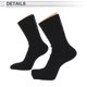 thumbnail image 3 of Calcetines de ciclismo Unique Bargains, transpirables, moldeadores, absorbentes de sudor, anti-fricción, negros, tamaño L, 1 par, número 5, 3 of 6