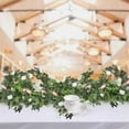 Peony Vine Wedding Home Hydrangea Leaf Flower Vine Door Hanging Party