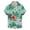Multicolor, variant on Fznquz Hawaiian Shirt Men Summer Short Sleeve Shirt Casual Button-Up Men Clothing