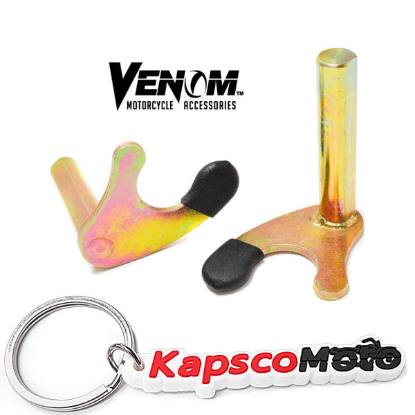 KapscoMoto Keychain Venom Fork Paddock Lift Stand Attachment for Venom Front Sportbike Motorcycle Stands Attachment ONLY 