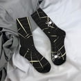 thumbnail image 5 of Fuzoiu Spiders On The Web Print Athletic Crew Socks for Men & Women,Casual Crew Socks,Above Ankle Crew Socks for Business, Casual, 5 of 6