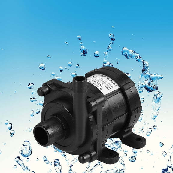 ETEREAUTY Black Hand Pump for Water Use Portable Bilge Pump with Gear Inlet Design for Kayaks and Boats