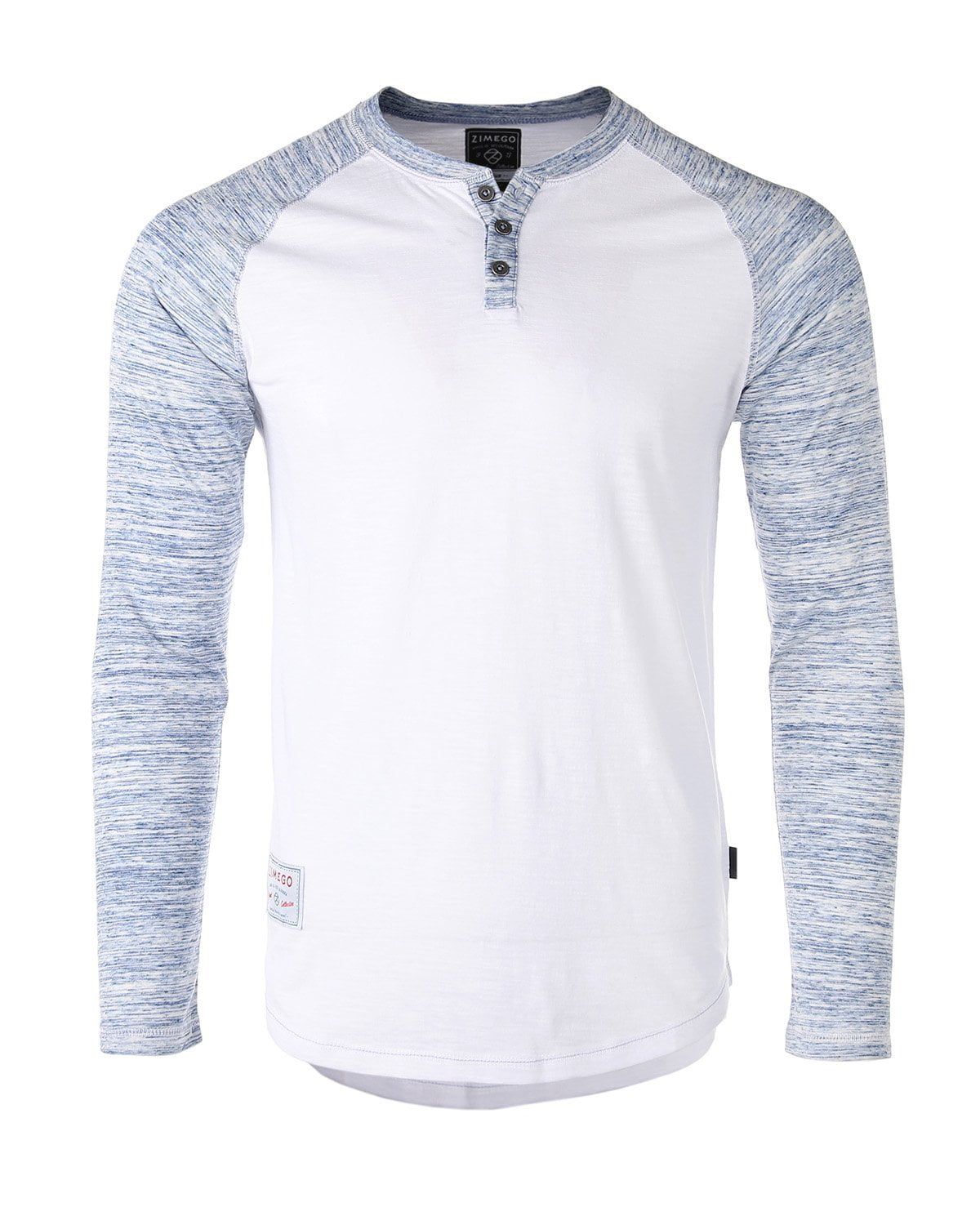 Casual Long Sleeve Raglan Athletic Active Fashion T-Shirts Tees Tops ZIMEGO Men's Baseball Henley Shirts 