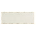 thumbnail image 3 of Sparta Weave Wall-Mount Vegan Leather Queen Headboard in Natural Beige, 3 of 7