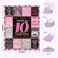 thumbnail image 5 of Birthday Gift Blanket for Girls (18th), 5 of 5