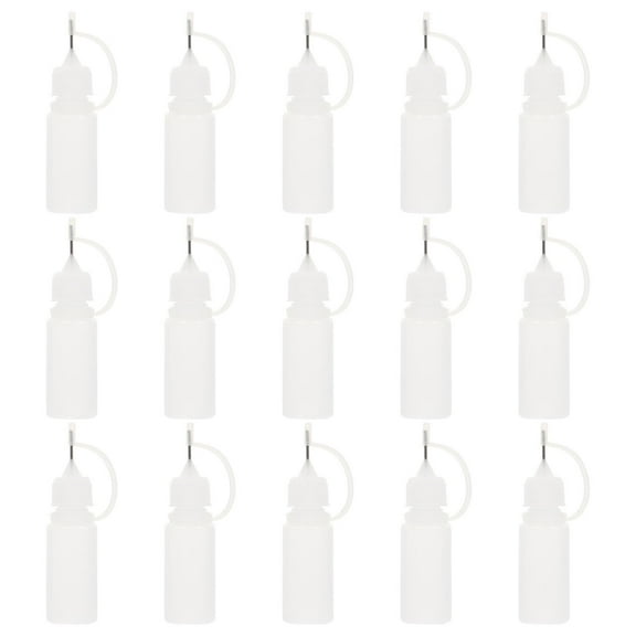 WRITWAA Set of 15 PE Oil Bottles Liquid Containers for Kitchen and Cooking Storage