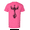 Pink, variant on Men's Sportsman Fishing & Hunting Cross T-Shirt