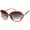 Red-Silver / Lavender, variant on sunglassLA Female Oversize Open Temple Twist Gradient Lens Butterfly Sunglasses 62mm (Tortoise-Gold / Amber) - 62mm