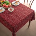 thumbnail image 1 of Christmas Tassels, tablecloths, Coffee tablecloths, Rectangular Cotton Linen, Plaid Fabrics, 1 of 1