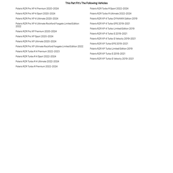 Tusk UTV Full Service Kit Compatible with Bel-Ray EXS Synthetic Ester 10W-50 Tusk Pro Defense Air Filter for Polaris RZR Pro XP 4 Ultimate 2020-2024