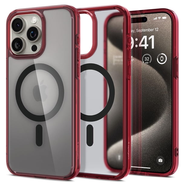 Funda para teléfono Spigen Ultra Hybrid MagFit iPhone 15 Pro Max