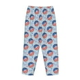thumbnail image 5 of Daiia Donut with the USA Fag Women's Sleep Pant with Pockets and Drawstring,Pajama Pants-Large, 5 of 9