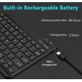 thumbnail image 4 of Funda con Teclado Inalámbrico Magnético con Soporte para S Pen, Negro, Galaxy Tab A9 Plus 11", 4 of 7