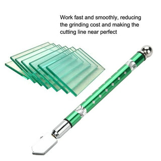 EEEkit 2pcs Glass Cutters, Pencil Style Glass Cutting Tools for 6-12mm  Mosaic Tile Mirror 