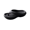 thumbnail image 2 of AUDeals Women's Recovery Flip Flops, Arch Support Thong Sandals with Cushioned Comfort for Beach and Daily Wear (Black, 8), 2 of 9
