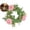 Hot Pink, variant on Artificial Rose Candle Rings, Floral Wreaths with Eucalyptus Leaves Greenery Garland for Pillar Candle Lantern Wedding Centerpiece Party Home Table Decor