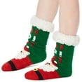 thumbnail image 3 of Fanient Women's Fuzzy Slipper Socks with Non-Slip Grippers Fleece Sherpa Lined Warm Socks Christmas Gifts for Womens Mens, 3 of 7