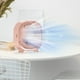 thumbnail image 4 of Ventilador Portátil Recargable, Potente Viento, Ajustable 360°, Motor Silencioso Sin Escobillas, Alimentación Usb, Mini Ventilador de Escritorio, Ideal para Casa, Oficina, Dormitorio, Baterí, 4 of 5
