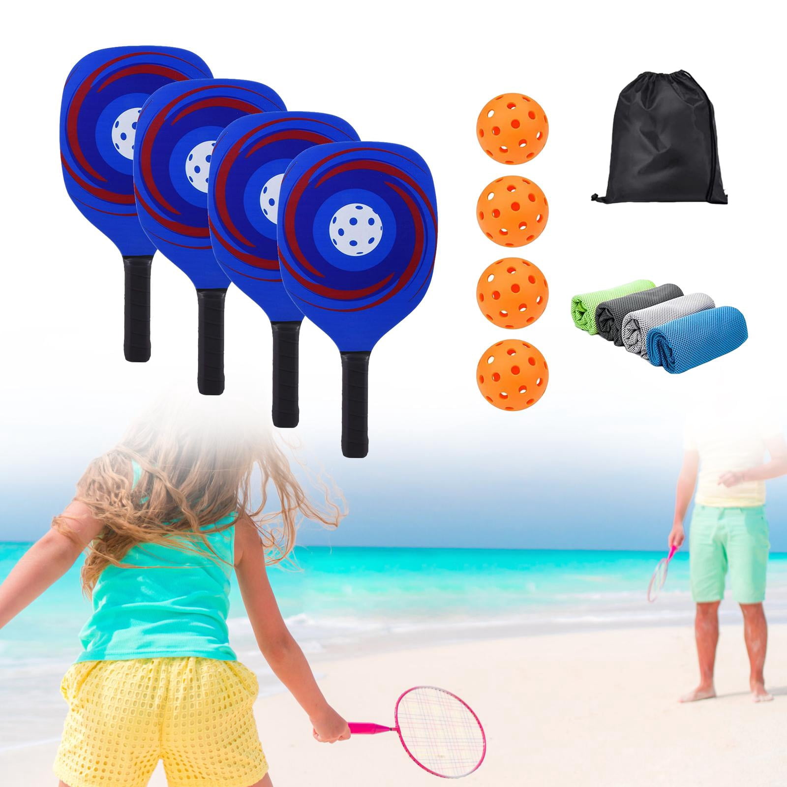harayaa Pickleball Paddles 4 Pickleball Balls Pickleball Rackets Set with Ergonomic Grip