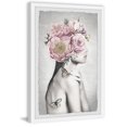 thumbnail image 2 of Marmont Hill Pink Flower Turban Framed Wall Art, 30" x 20", 2 of 6