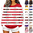 thumbnail image 3 of GILIGEGE Women Game Day Sweatshirt,Football Funny Graphic Print Soccer Tops,Crewneck Oversized Shirt,Casual Fan Wear,Relaxed Fit,Comfort,Long Sleeve Fall Winter Football Season Pullovers Light Ashy S, 3 of 5