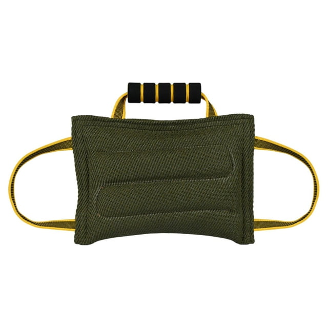 Bocado almohada resistente toque juguete suministros de mascota de cuerda para masticar juguete interactivo juego de perro tirón de juguete de juguete verde