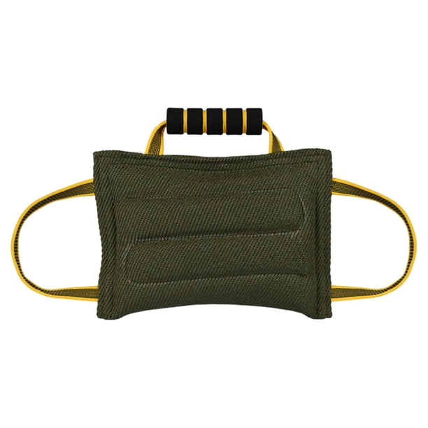 Pogle de tirón para la almohada de la almohada de la almohada de la cuerda del juguete de masticación con 3 manijas mordisco de perros juguete para