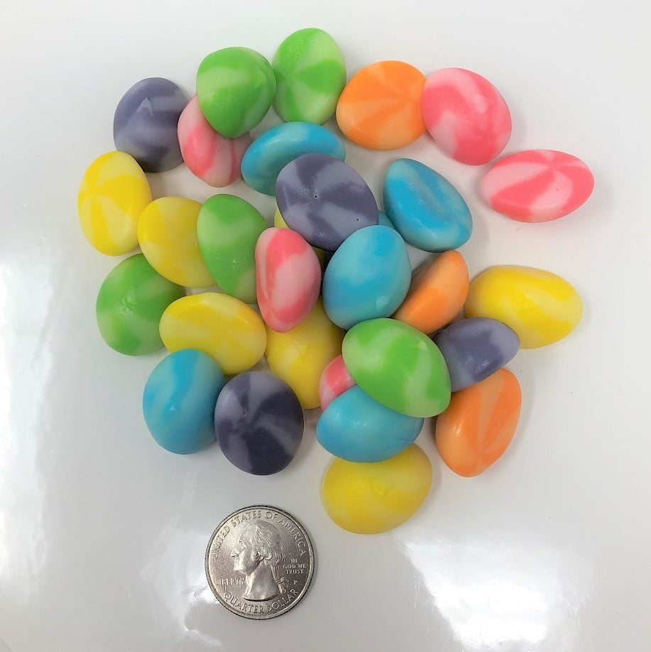 Gummi Easter Eggs Fruit Flavors bulk gummy swirly Easter Candy 5 pounds