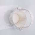 thumbnail image 2 of Ktaxon Wedding Satin Flower Girl Panier Blanc, 2 of 4