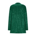 thumbnail image 5 of Ruimatai Women's Casual Cardigan Sparkling Sequin Open Front Long Sleeve Top Chic Loose Fit Blouse Jacket, 5 of 6