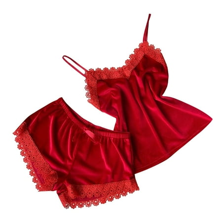 

Youmylove Suede Lingerie Underwear Sleepwear Nightdress Pajamas Shorts Embroidery Kawaii Lingerie